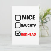 CARTE DE REMERCIEMENTS NICE NAUGHTHEAD (Debout devant)