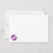 Carte De Remerciements Nizz et les lucioles (Dos)