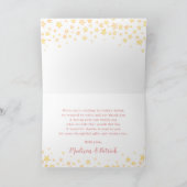 Carte De Remerciements Noah's Ark mignonne Animaux Fille Baby shower d'an (Intérieur)