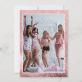 Carte De Remerciements Noce de rêve perles et prosecco (Dos)