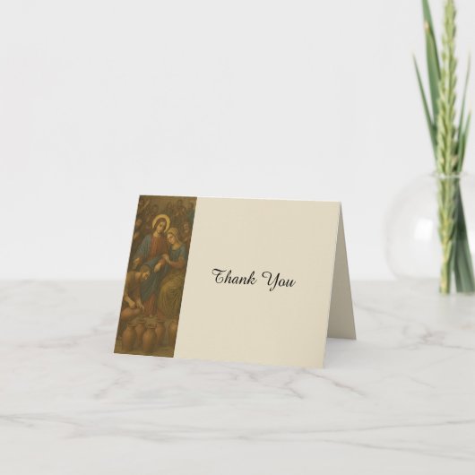 Carte De Remerciements Noces de Cana (Devant)