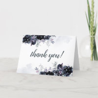 Nocturne Floral Navy bleu mariage personnalisé pho