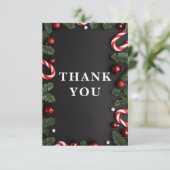 Carte De Remerciements Noël (Debout devant)