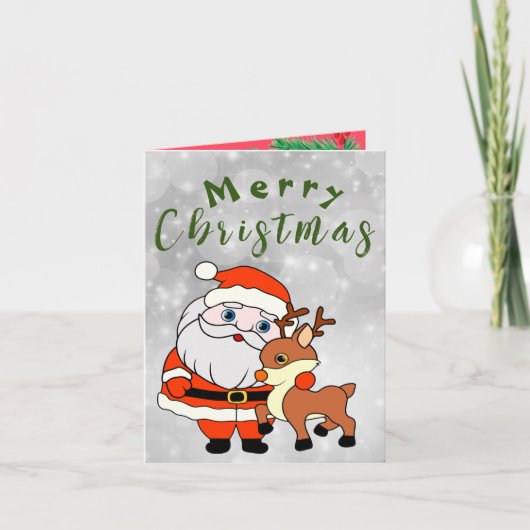 Carte De Remerciements Noël (Devant)