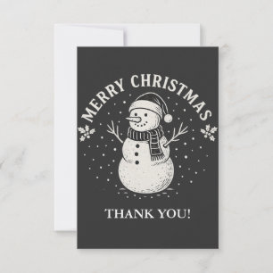 Carte De Remerciements Noël