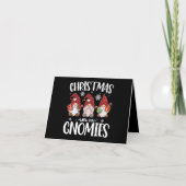 Carte De Remerciements Noël Avec Mes Gnomies Buffalo Red Plaid Gnome (Devant)