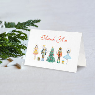 Carte De Remerciements Noël Casse-Noisette