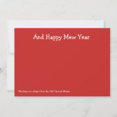 Carte De Remerciements Noël de Meowy (Dos)