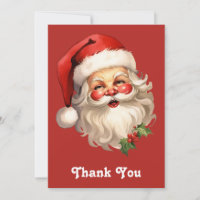 Noël de style rétro Holly Jolly Santa Claus