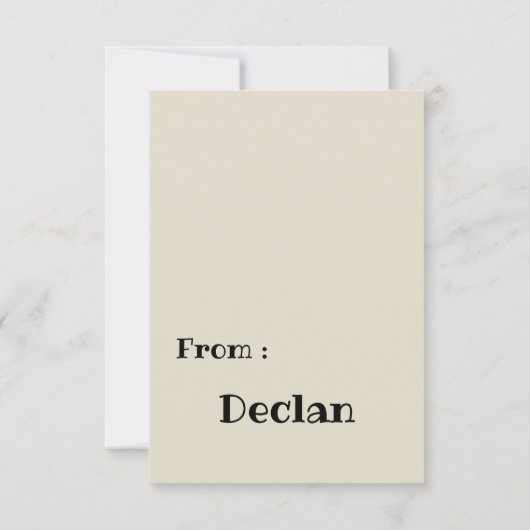 CARTE DE REMERCIEMENTS NOËL EN JUILLET FUNNY WATERMELON TREE (Dos)