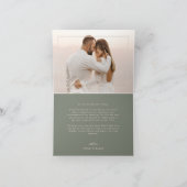 Carte De Remerciements Noël Nouvellement Marié Joyeux Photo de Dusty Gree (Intérieur)