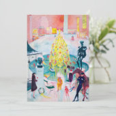 Carte De Remerciements Noël par Florine Stettheimer (Debout devant)