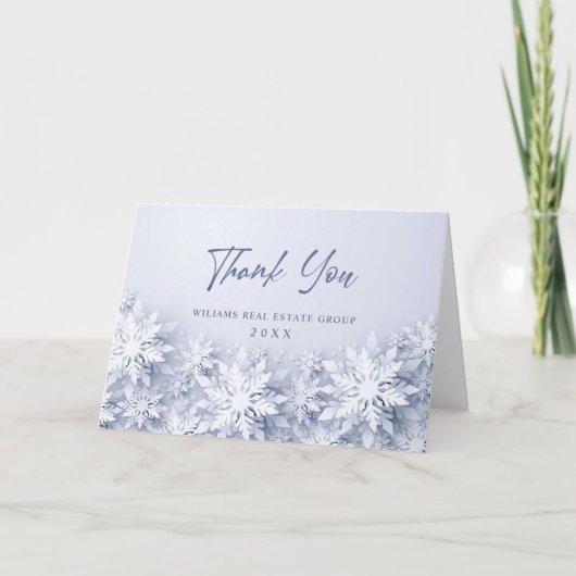 Carte De Remerciements Noël Pine Cones Fêtes d'entreprise (Devant)