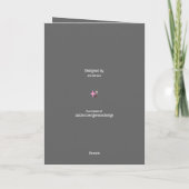 Carte De Remerciements Noël rétro (Dos)