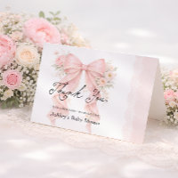 Nœud Floral Élégant Vintage Remerciement Baby Show