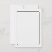 Carte De Remerciements Noir-carte de remerciements 5x3.5 plat (Dos)