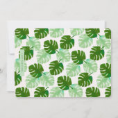 Carte de remerciements noir et vert de safari de (Dos)