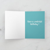 Carte De Remerciements Noir Pointer Chiot Anniversaire (Intérieur)