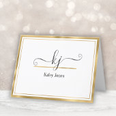 Carte De Remerciements Nom personnalisé | Du Bureau De La Voiture De Merc