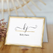 Carte De Remerciements Nom personnalisé | Du Bureau De La Voiture De Merc