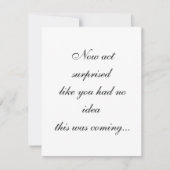 Carte De Remerciements Nom personnalisé et photo Proposition demoiselle d (Devant)