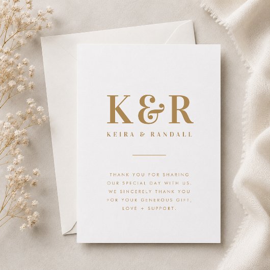 Carte de Remerciements | Note de Gratitude de Mari