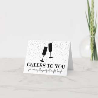 Carte De Remerciements Note de remerciement aux prestataires