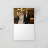 Carte De Remerciements Note de remerciement de mariage (Intérieur)