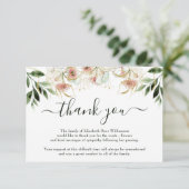 Carte De Remerciements Note de remerciement funéraire | Bereavement| Euca (Debout devant)