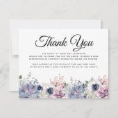 Carte De Remerciements Note de remerciement funéraire | Bereavement Succu (Devant)