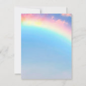 Carte De Remerciements Note de remerciement funéraire | Papillon arc-en-c (Dos)