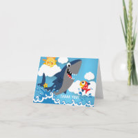 Note de remerciement pour le requin