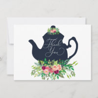 Note de remerciement pour une fête de thé Shower