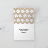 Carte De Remerciements Note personnalisée Retro Mailman (Intérieur)