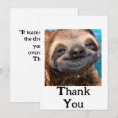 Carte De Remerciements "Notes de coeur" (Devant / Derrière)