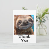 Carte De Remerciements "Notes de coeur" (Debout devant)