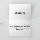 Carte De Remerciements "Notes de coeur" (Intérieur)