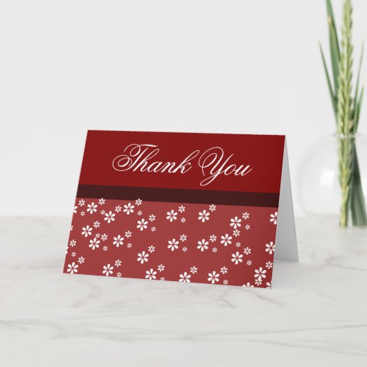 Carte De Remerciements Notes de remerciements (Devant)