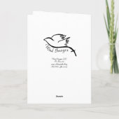 Carte De Remerciements Notre Pasteur et la Première Dame (Dos)