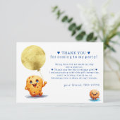 Carte De Remerciements Notre petit cookie qui a UN AN Photo 1er Anniversa (Debout devant)