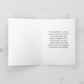 Carte De Remerciements N'oubliez jamais (Intérieur)