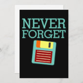 Carte De Remerciements N'oubliez jamais programmeur informatique informat (Devant / Derrière)