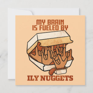 Carte De Remerciements Nous aimons les nuggets - Amour de nugget - Obsess