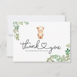 Carte De Remerciements Nous pouvons à peine attendre la baby shower