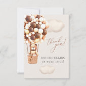 Carte De Remerciements Nous pouvons à peine attendre ! Remerciements pour (Devant)