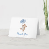 Carte De Remerciements Nous pouvons attendre le Baby shower (Devant)