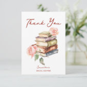 Carte De Remerciements Nouveau chapitre de livre d'histoire shower de mar (Debout devant)