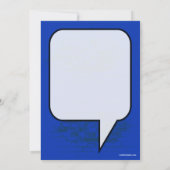 Carte de remerciements nouveau graphique de (Dos)