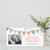 Carte De Remerciements Nouvelle bannière Photocard d'appréciation de (Debout devant)