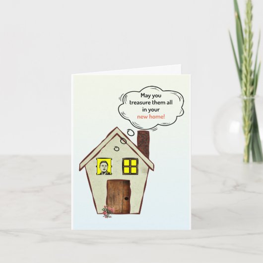 Carte De Remerciements nouvelle maison, félicitations ! (Devant)